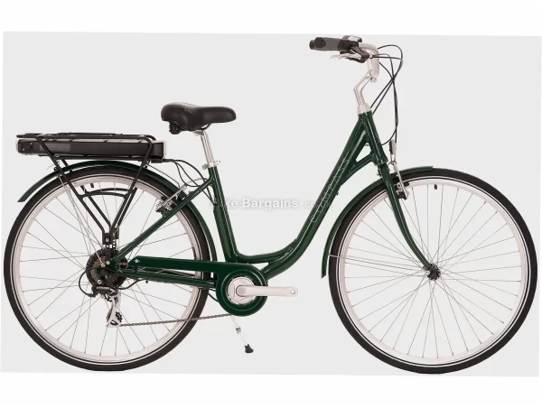 Compass Ladies Electric Alloy Town City Bike 16", Green