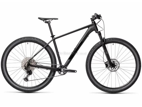 Cube Attention SL Alloy Hardtail Mountain Bike 2021 23", Black, Grey, Alloy Frame, 27.5" Wheels, Deore 12 Speed Drivetrain, Disc Brakes, 12 Speed, Single Chainring