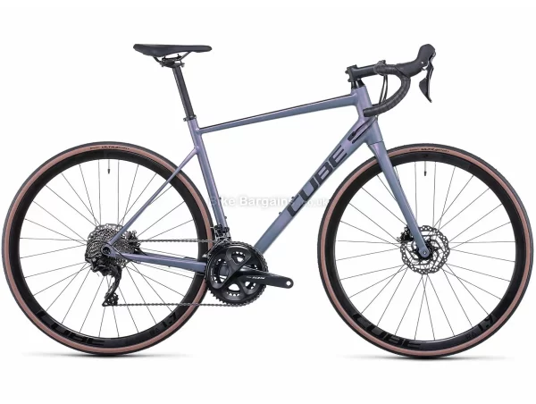 Cube Axial WS Race Alloy Road Bike 2022 56cm, Purple, Grey, Alloy Frame, 700c Wheels, 105 22 Speed Groupset, Disc, Double Chainring, 9.7kg