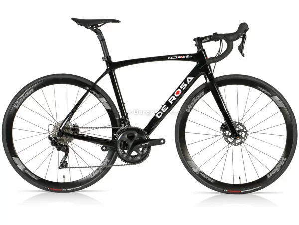 De Rosa Idol 105 Carbon Road Bike 52cm, Black, 700c wheels, Carbon Frame, Disc Brakes, 105 22 Speed Drivetrain