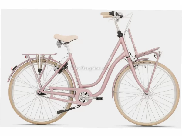 Frappe FCL 400 City Bike 50cm, Pink, 700c Wheels, Alloy Rigid Frame, Caliper Brakes, Nexus 7 Speed