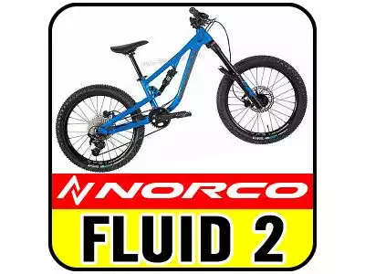 Norco Fluid 20″ 2 Carbon Full Suspension Kid's Mountain Bike 2020