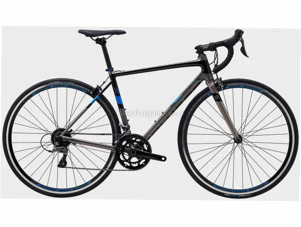 Polygon Strattos S2 Road Bike 47cm, 50cm, Black, Grey, 700c Wheels, Alloy Rigid Frame, Caliper Brakes, Claris 16 Speed