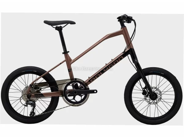 Polygon Zeta Compact Alloy City Bike M, Brown, Black, 20" Wheels, Alloy Frame, Disc Brakes, Tiagra 10 Speed Drivetrain, Single Chainring
