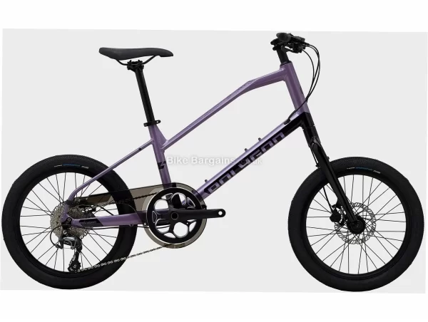 Polygon Zeta Compact Alloy City Bike M, Purple, Black, 20" Wheels, Alloy Frame, Disc Brakes, Tiagra 10 Speed Drivetrain, Single Chainring