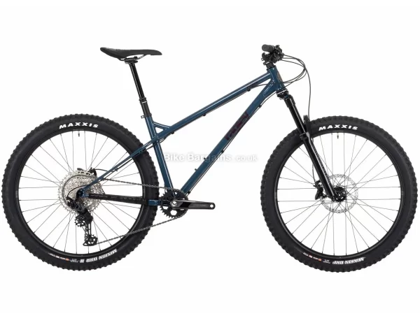 Ragley Piglet Steel Hardtail Mountain Bike 2021 L, Blue, Black, Steel Hardtail Frame, 27.5" Wheels, Deore 12 Speed Groupset, Disc, Single Chainring