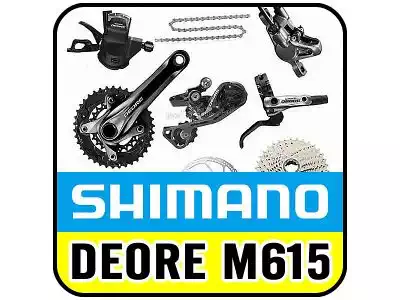 Shimano Deore M615 10 Speed Double Groupset