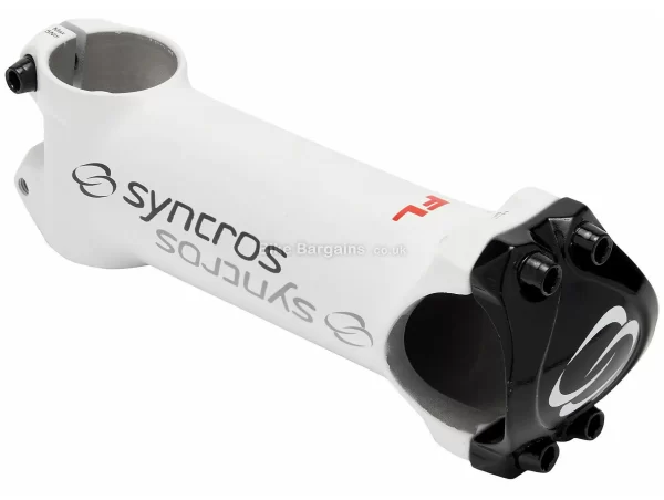 Syncros FL Alloy Stem 130mm, 31.8mm, White, Black