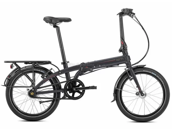 Tern Link D7i Alloy Folding City Bike 2021 M, Black, Alloy Frame, 20" Wheels, Nexus 7 Speed Groupset, Caliper Brakes, Single Chainring, 14.4kg