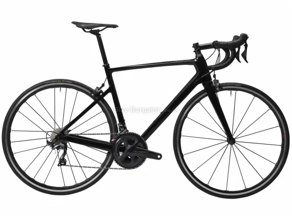 Van Rysel EDR CF Ultegra Carbon Road Bike XS, Black, Carbon Frame, 700c Wheels, 22 Speed, Caliper Brakes, Double Chainring
