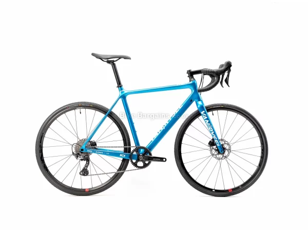 Van Rysel RCX CF GRX Carbon Cyclocross Bike L, Blue, 700c Wheels, Carbon Rigid Frame, Disc Brakes, GRX 11 Speed, weighs 8.5kg
