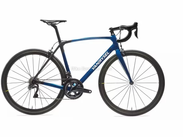 Van Rysel RR 940 CF Carbon Ultegra Di2 Road Bike XL, Blue, Black, Carbon Frame, 22 Speed, Caliper Brakes, Double Chainring, 7.3kg, 700c Wheels