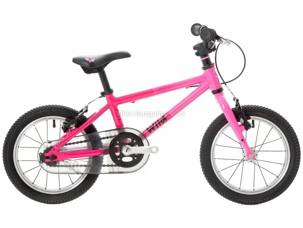 Wild Bikes Wild 14 Alloy Kids Bike One Size, Pink, Alloy, 5.8kg, Single Speed, Single Chainring, Caliper brakes, 14"