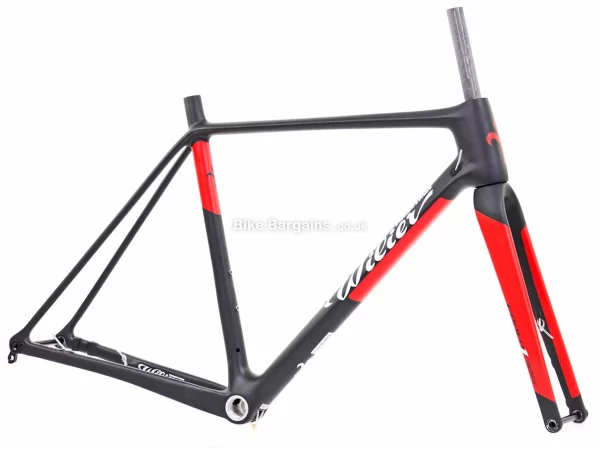 Wilier Cento1 Cross Disc Carbon Cyclocross Frame XL, Black, Red, Carbon Frame, 700c wheels, Disc Brakes, 
